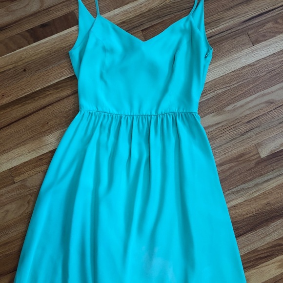 Parker Silk Light Green Dress Size Small - Picture 6 of 7